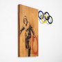 Wallity Banksy - 14 Escultura de pared de madera y metal